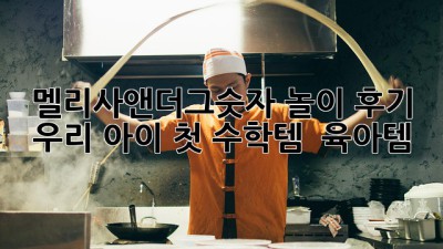 🔢 멜리사앤더그숫자 놀이 후기: 우리 아이 첫 수학템! 💯 #육아템